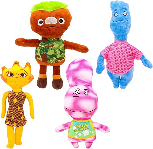 Miniatura 8 de 4 figuras de animales de peluche, 11.8 pulgadas, Wade Ember de peluche, figura de peluche suave para regalo de fanáticos, muñeca de peluche suave