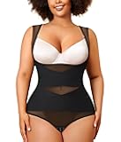 Plus Size Shapewear Bodysuit for Women Tummy Control Body Shaper Seamless Faja Colombian Waist Trainer Girdle