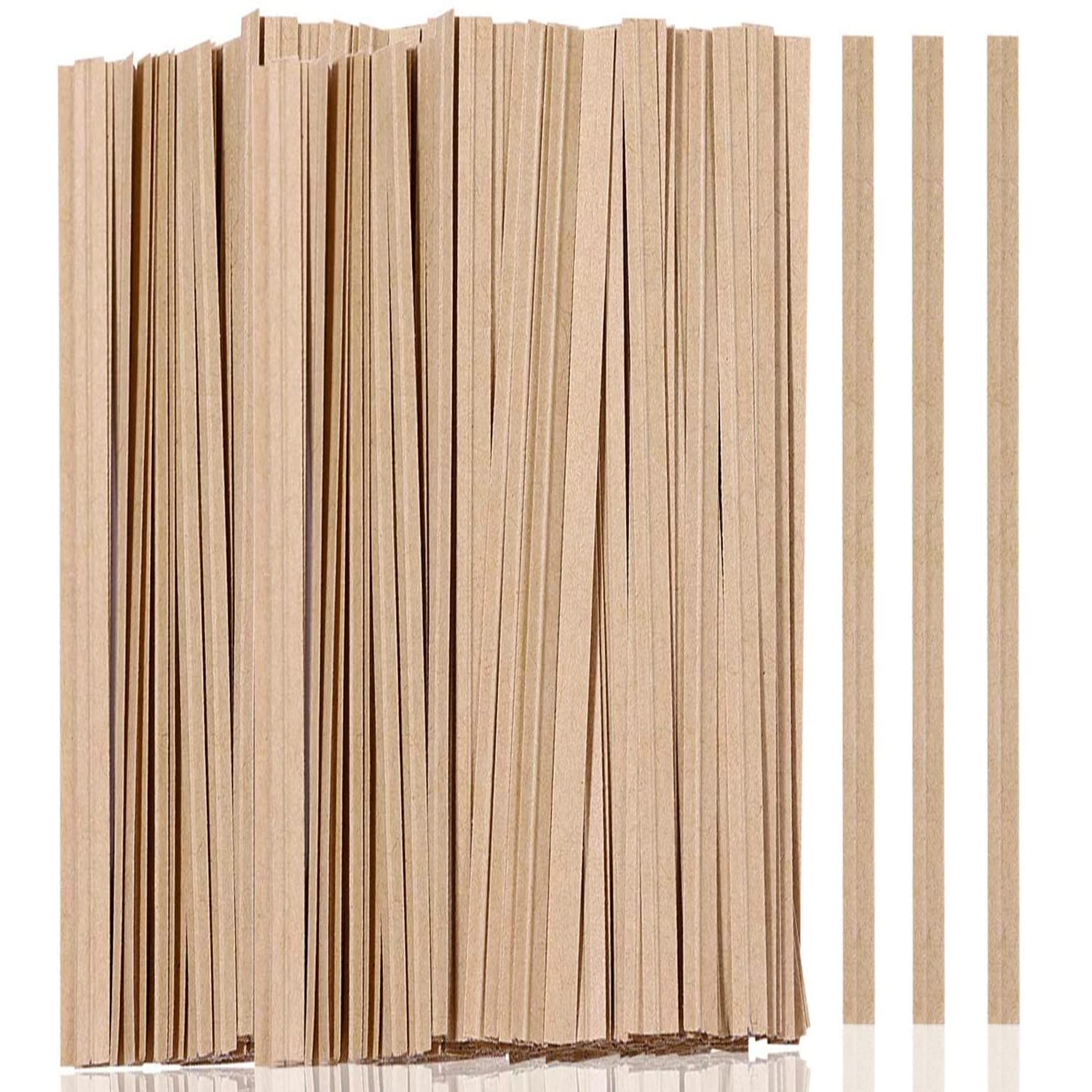 1000 Fascette In Carta Kraft Con Filo Metallico - Riutilizzabili Per Piante, Feste E Regali - Foto 5