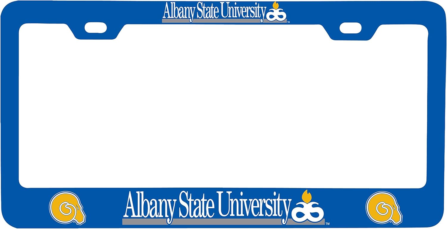 R and R Imports Albany State University License Plate Frame Officially Licensed Collegiate Product
