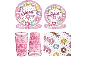 Adorable Donut Party Supplies Set for Sweet Celebrations