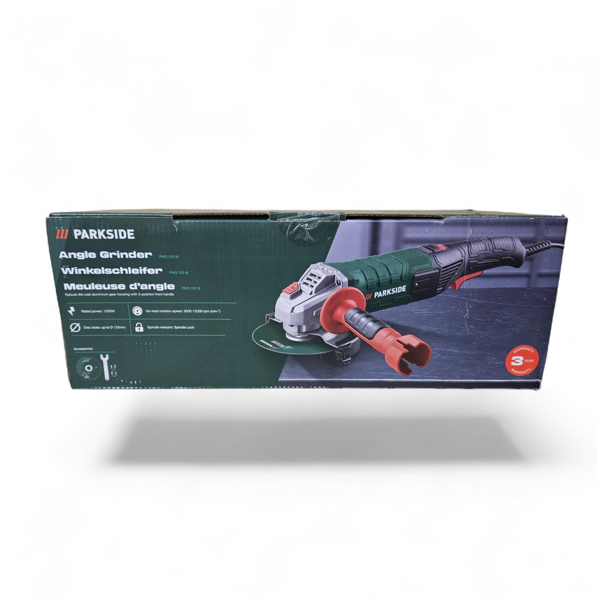 Amoladora angular Parkside PWS 125 F5
