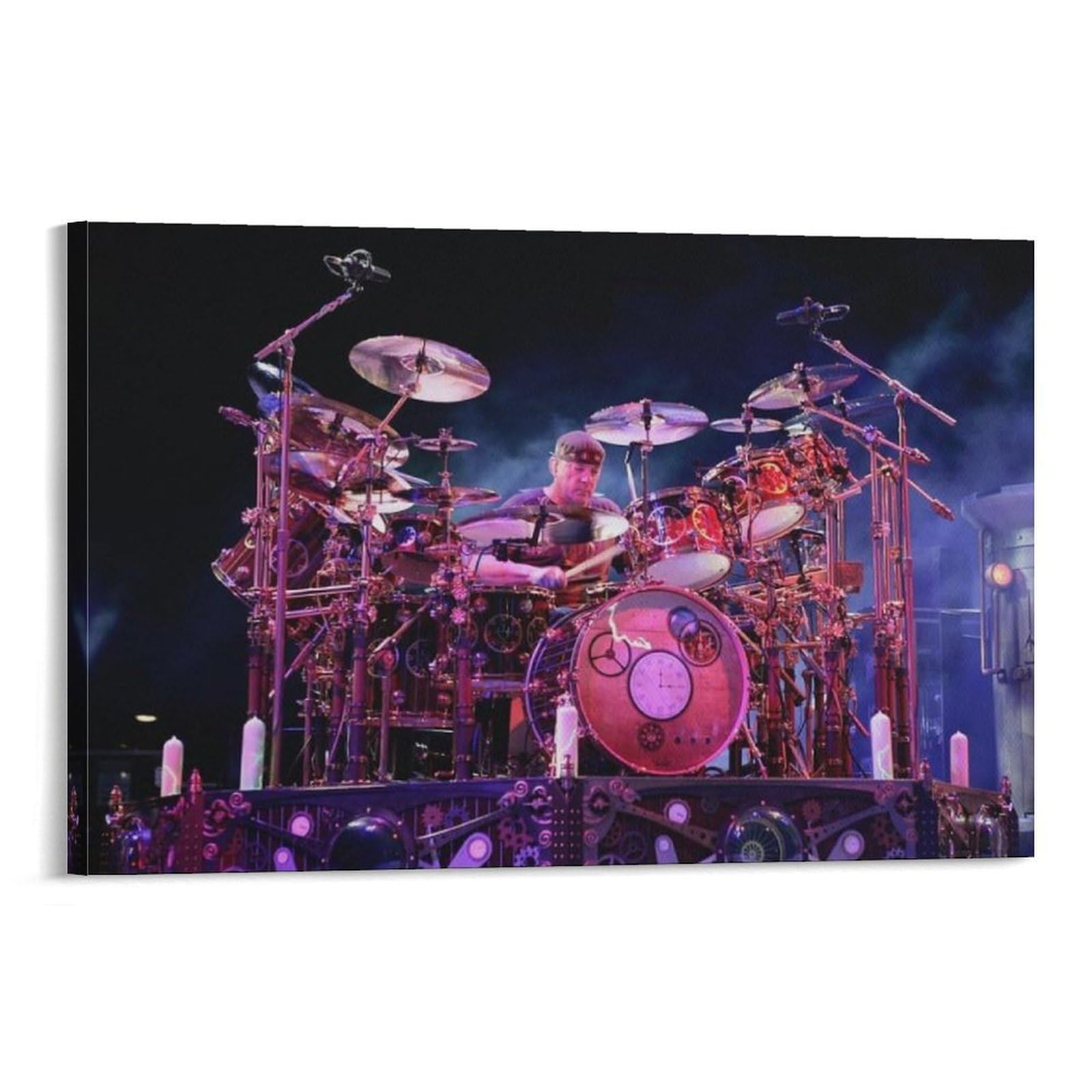 FCOIN Neil Peart Canvas Poster Poster Painting Canvas Wall Art Living Room Posters Painting 16x24inch(40x60cm)