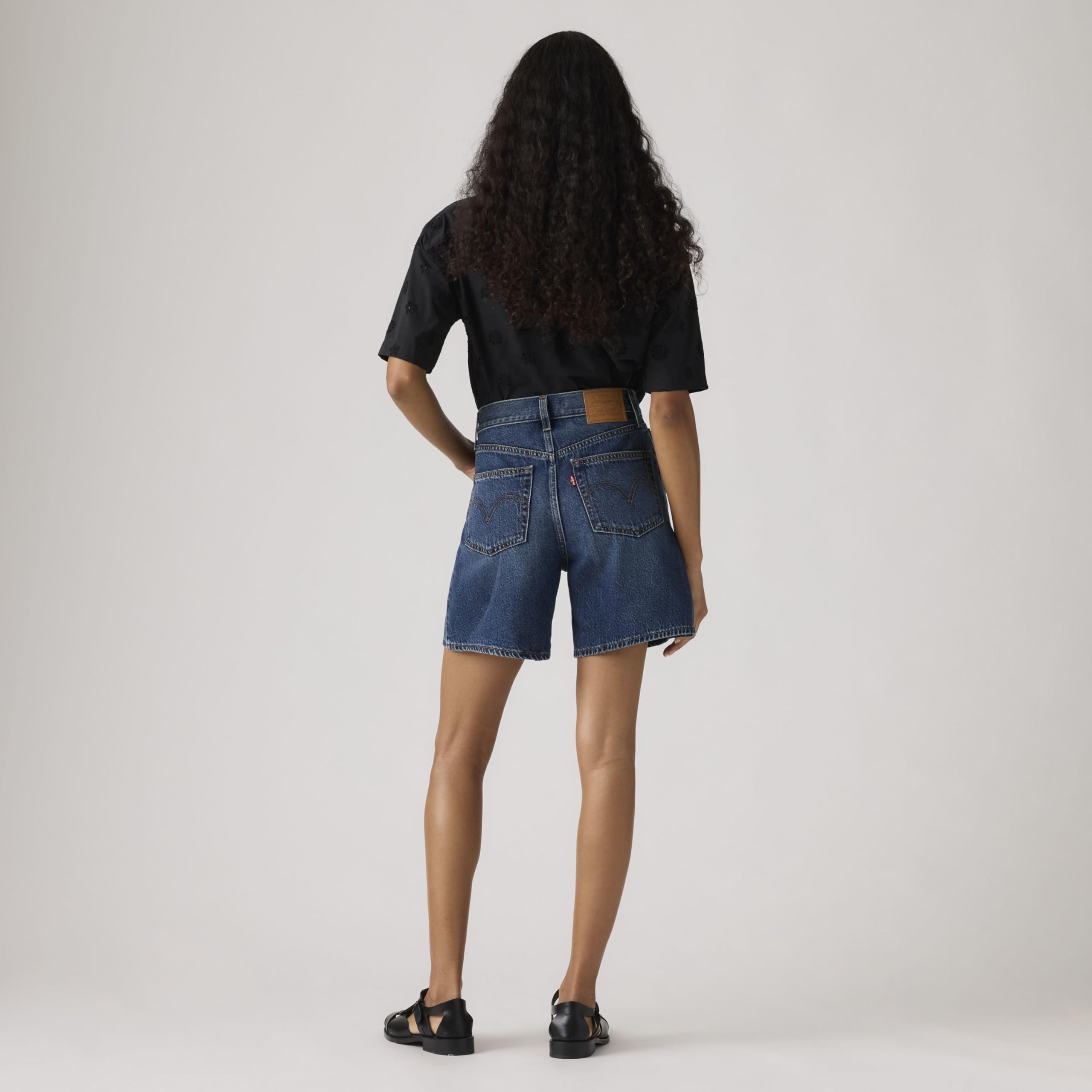 Levi's High Baggy Short Pantaloncini Donna