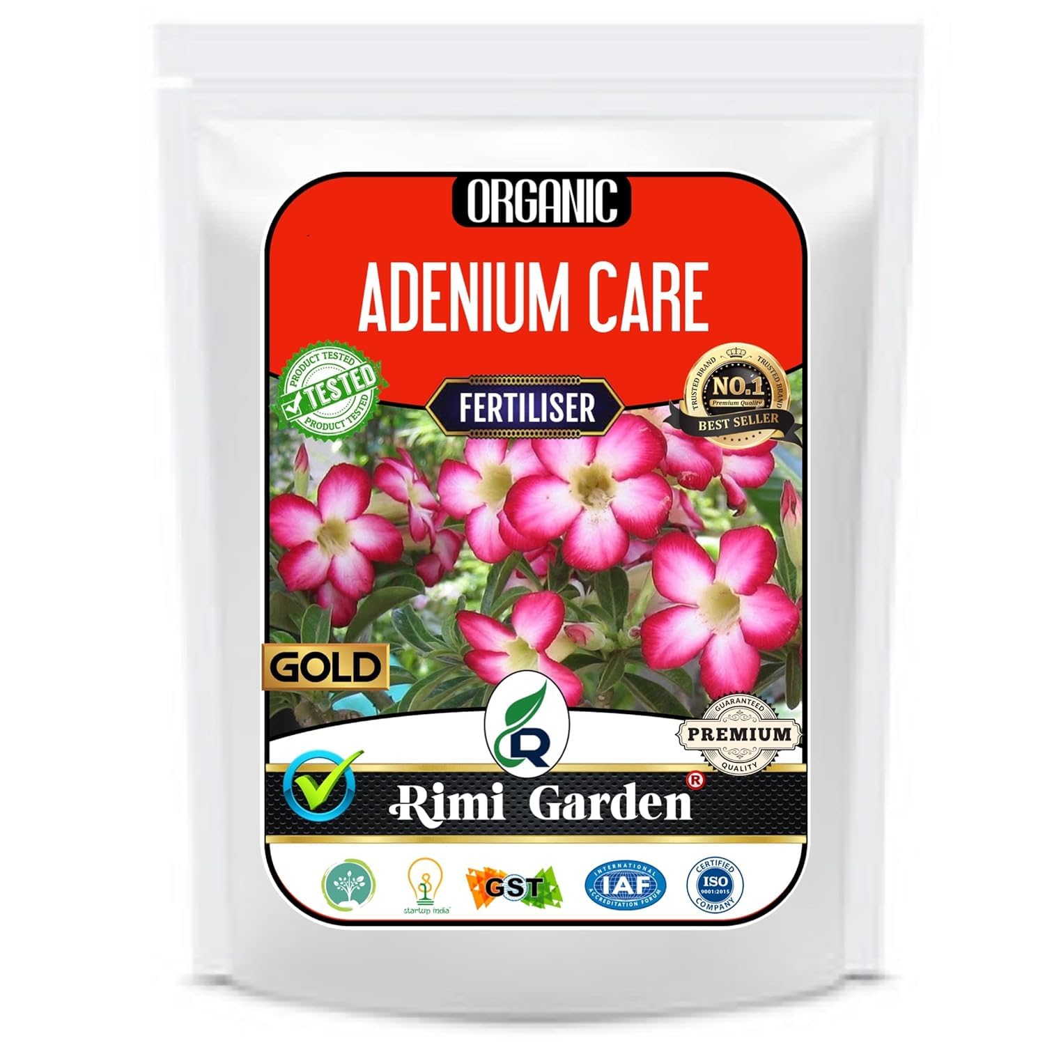 Rimi Garden® Adenium Care, Essential Organic Fertilizer for Adenium Plant Growth with ++ Charged Growth Microbes (400gm)-image-26