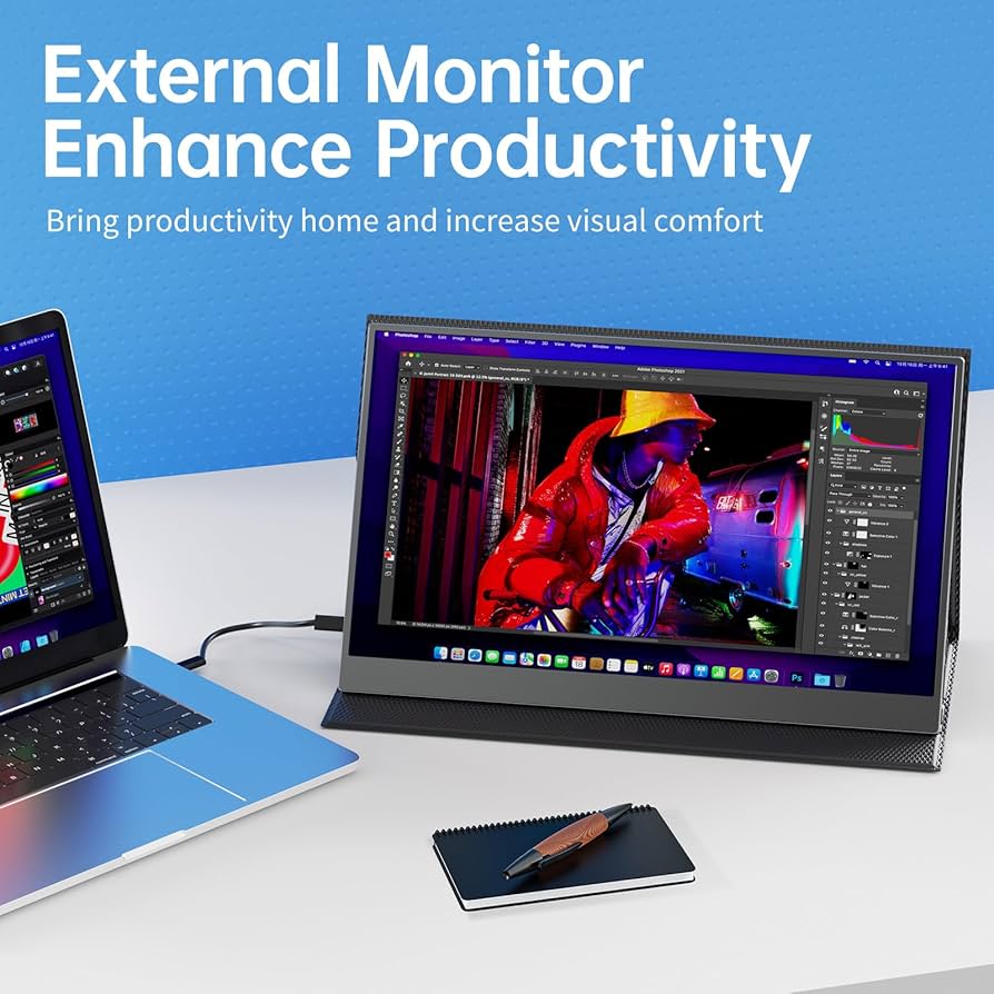 ✨美品✨【Vision Owl】ビジョンアウル ポータブルモニター ベゼル小 Amazon.com: VisionOwl Portable Monitor 15.6 Inch 1080P FHD 85