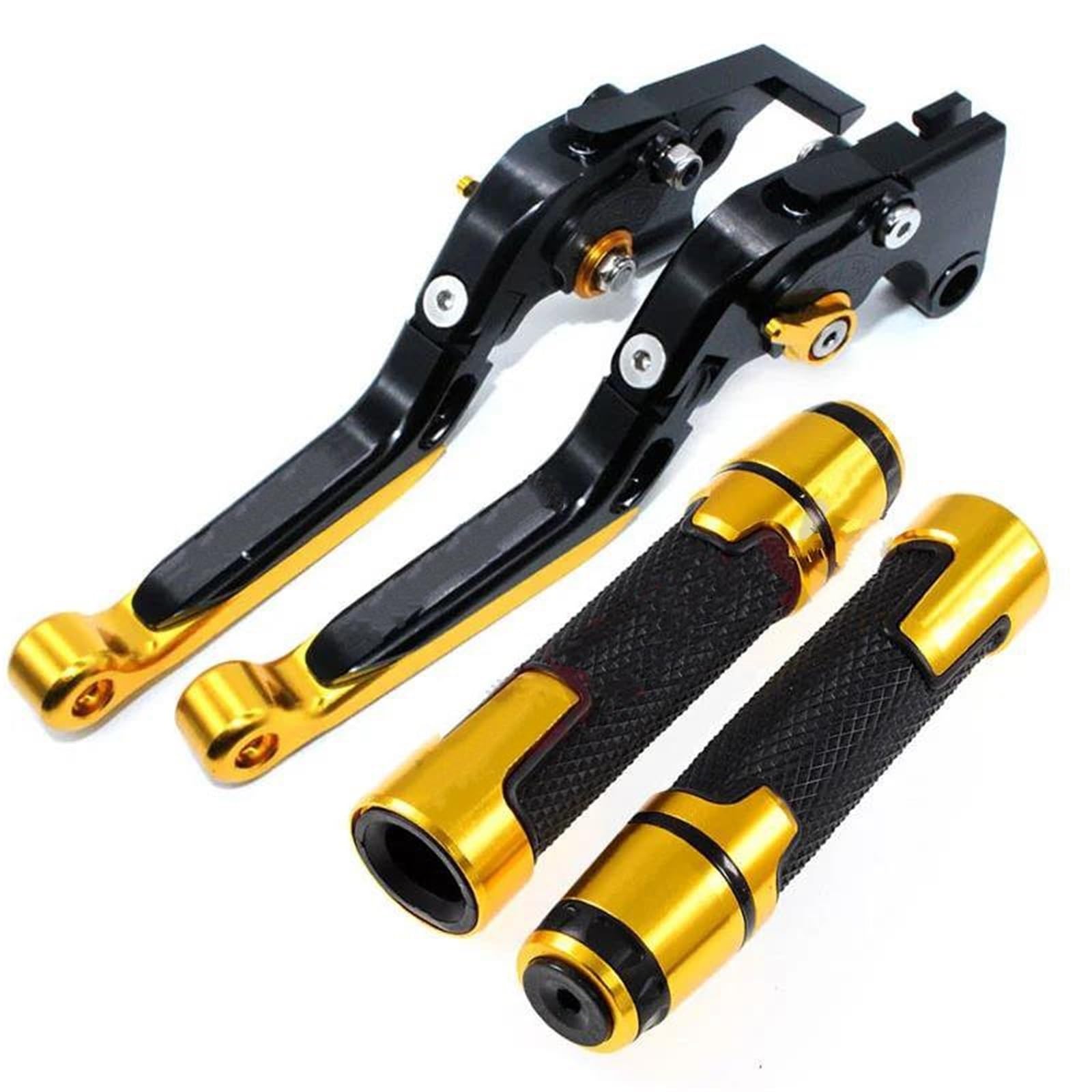 Gimegioyly F Or Gsxr600 Or Gsxr750 Or Gsx-R 600 750 K6 K8 Or Gsxr 750 Brake Clutch Lever Set Brake Lever Adjustable Olding Lever Clutch Brake Lever Handle(F)