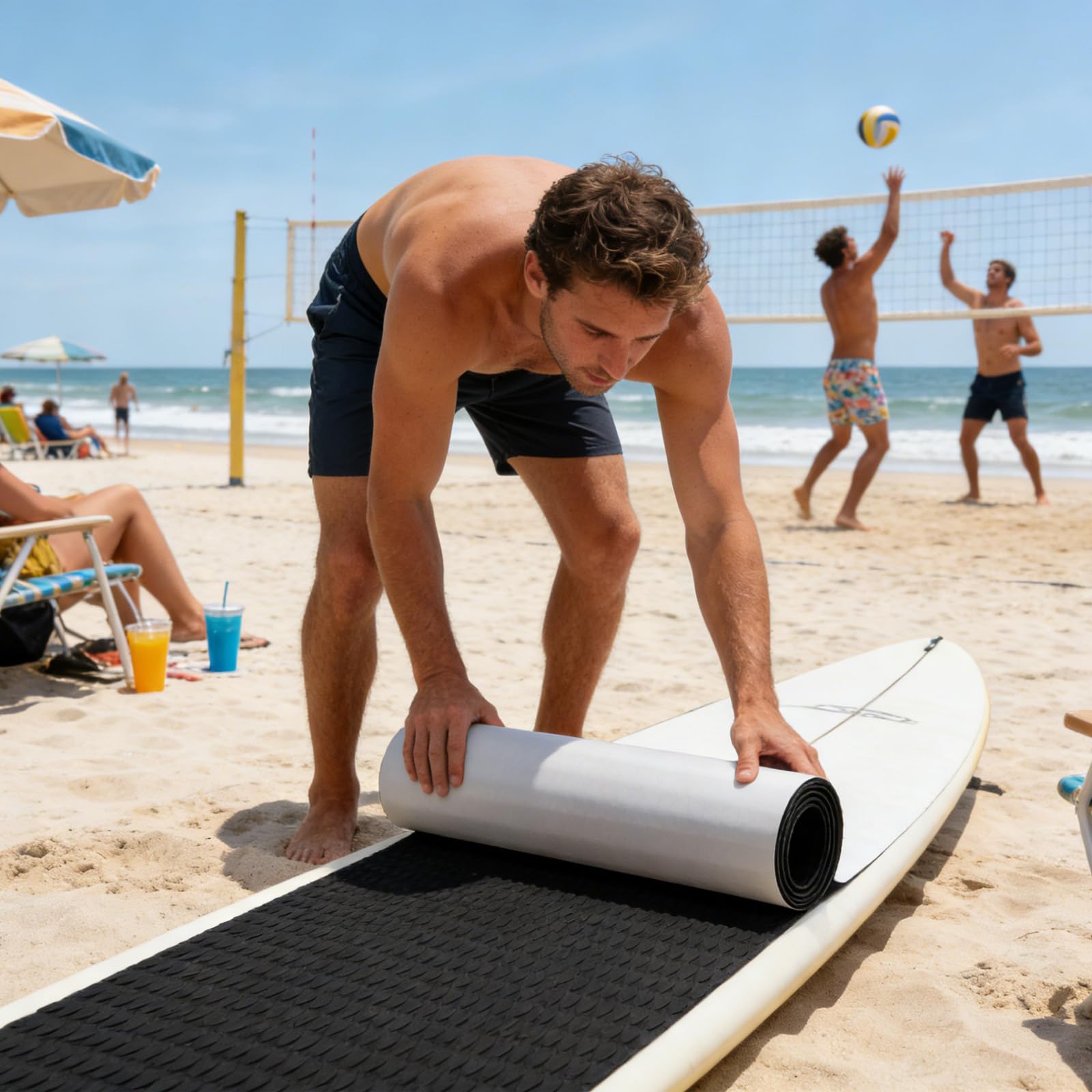 Podłoga Do Łodzi Akcesoria Antypoślizgowe Do Sprzętu Surfingowego | Morski Mata Grip Pokładowa Dla Właścicieli Wędkarzy Entuzjastów DIY Jachtów Kajaków Kanu Pontonów Surfingu Żeglarstwa I