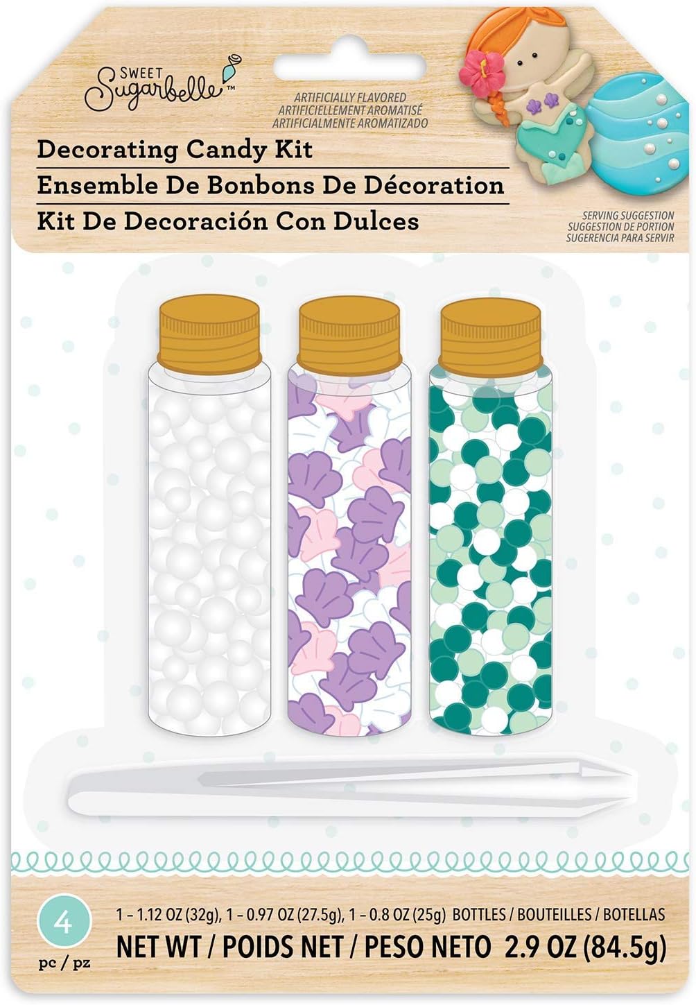 Sweet Sugarbelle Mermaid Decorating Kit, Medium, Multi