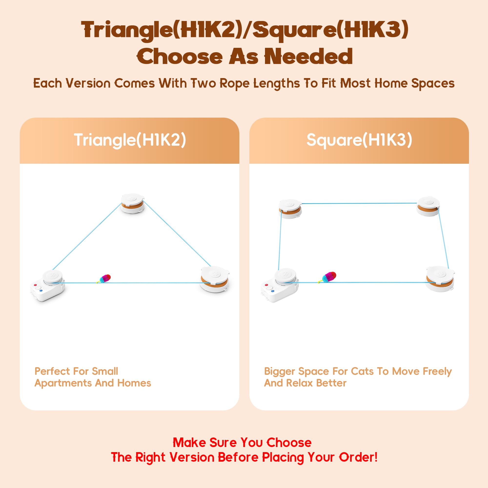 Interactive Cat Toy for Indoor Cats – Automatic Moving & Enrichment Toy for Indoor Cats/Kitten, Auto/Manual Control Cat Treadmill for Exercise & Mental Stimulation, Stimulating Chase Toys (H1K2) - image 7