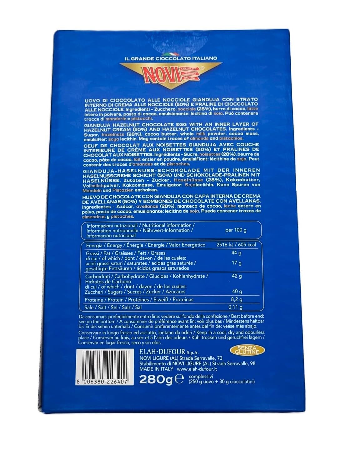 Novi - PASQUA 2024 - Uovo di Pasqua Cremino doppio strato - 280 gr