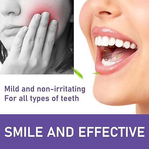 Miniatura 4 de Pasta de dientes morada para blanquear los dientes, pasta de dientes morada, kit de blanqueamiento de dientes, gel blanqueador de dientes morado