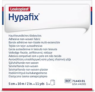 5CMX10M , White : Hypafix 71443 5 cm x 10 m Self Adhesive Tape