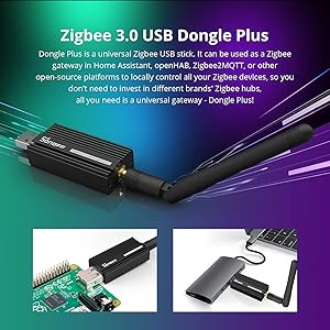 SONOFF Zigbee Gateway, ZBDongle-E 3.0 USB Dongle Plus, EFR32MG21 + CH9102F/CP2102N Zigbee USB Stick EFR32MG21 Coordinator for ZHA in Home Assistant or Zigbee2MQTT, Open HAB etc. SONOFF Zigbee Gateway, ZBDongle-E 3.0 USB Dongle Plus, EFR32MG21 + CH9102F/CP2102N Zigbee USB Stick EFR32MG21 Coordinator for ZHA in Home Assistant or Zigbee2MQTT, Open HAB etc.