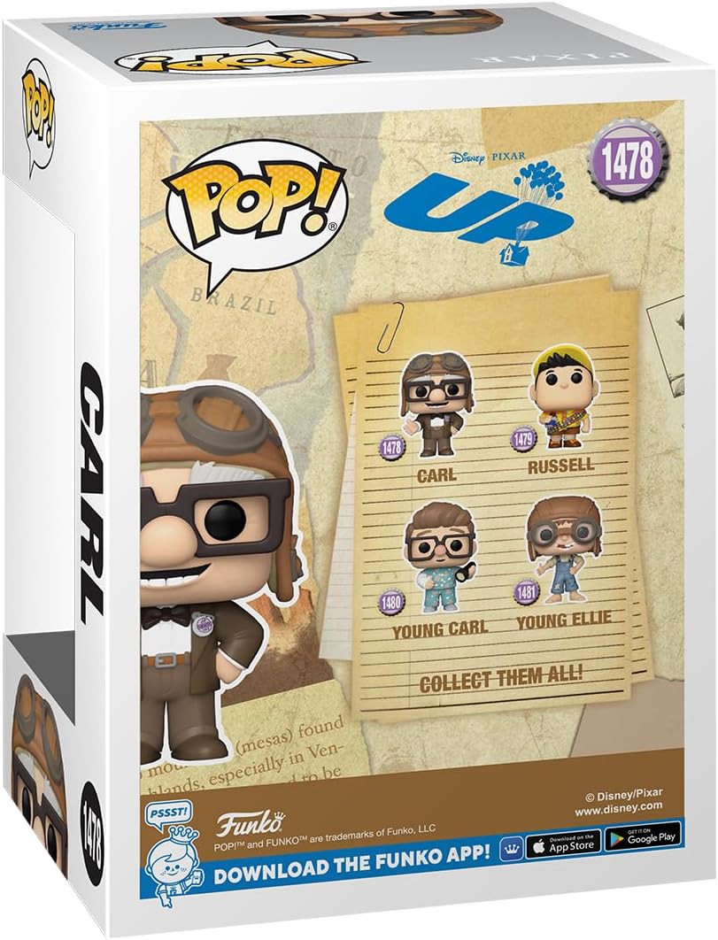 Funko POP! Disney: UP - Carl Fredricksen​ - up - Collectable Vinyl Figure - Gift Idea - Official Merchandise - for Kids & Adults - Movies Fans - Model Figure for Collectors and Display