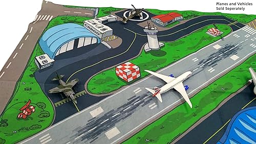 Miniatura 4 de Esterilla de juego grande con diseño de aeropuerto internacional, producto #HR2039.