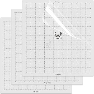 14x15 Inch Cutting Mats for Silhouette Cameo 4 Plus and Cameo 5 Plus 3 Pack Durable Long Lasting Replacement Cut Mat Standard Stickiness