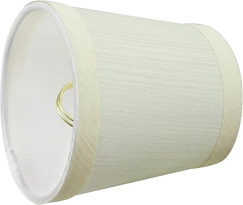 Miniatura 4 de Aspen Creative 32711-2B - Juego de pantallas de lámpara de araña con clip con diseño de transición en cáscara de huevo, 4 pulgadas de ancho inferior