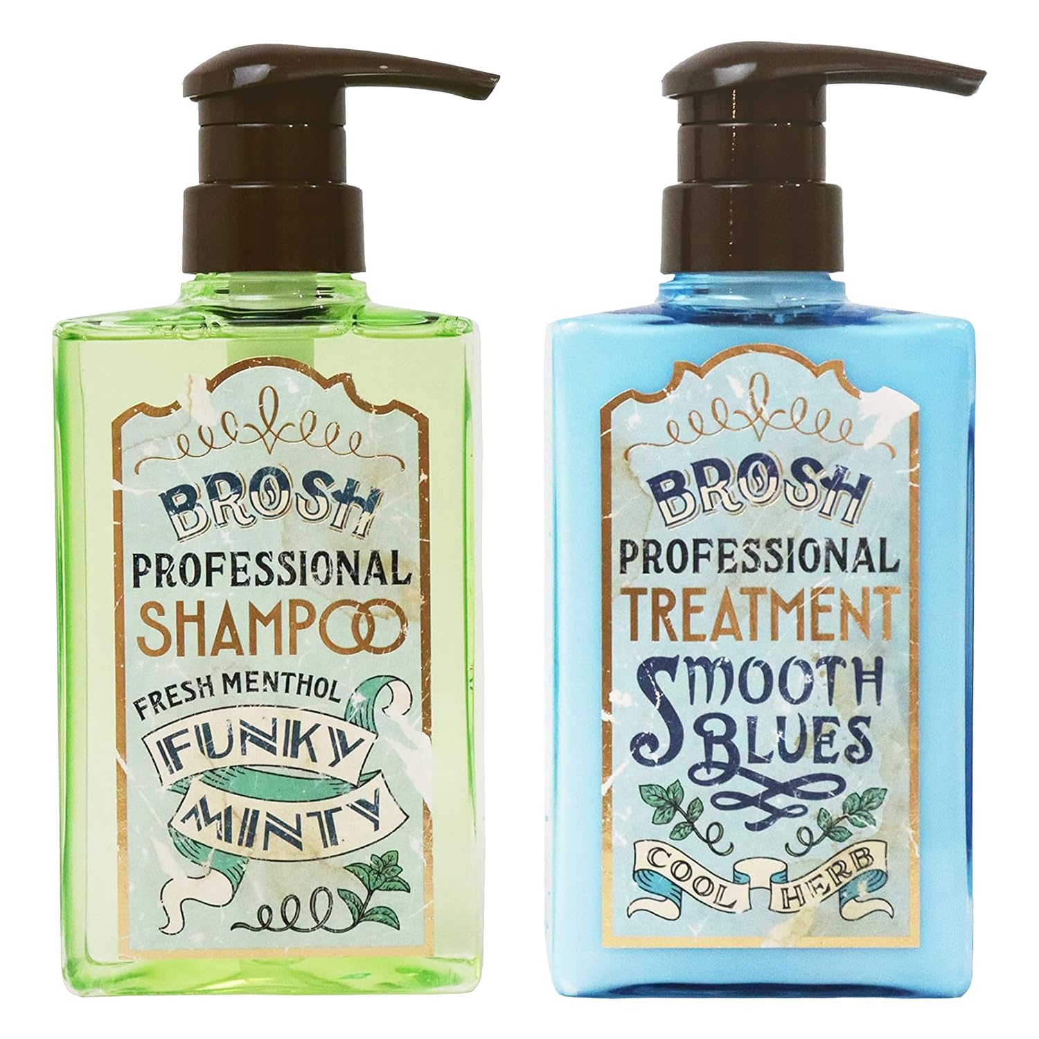 Amazon | BROSH(ブロッシュ) SHAMPOO FUNKY MINTY 400ml ボタニカル