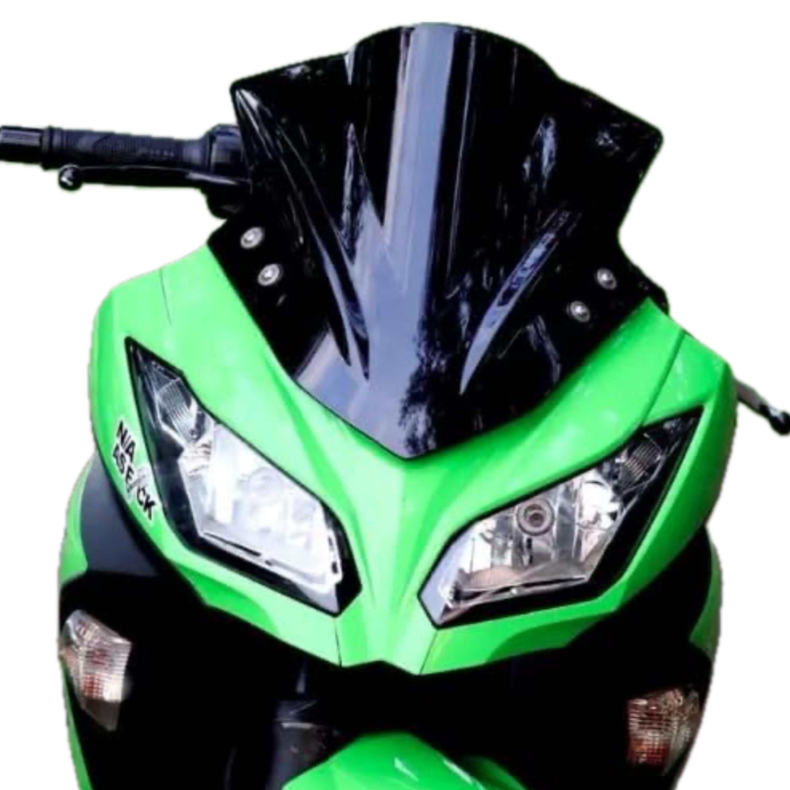 HARP MODZ® Ninja 300 Racing Visor Windshield Wind Deflector Black