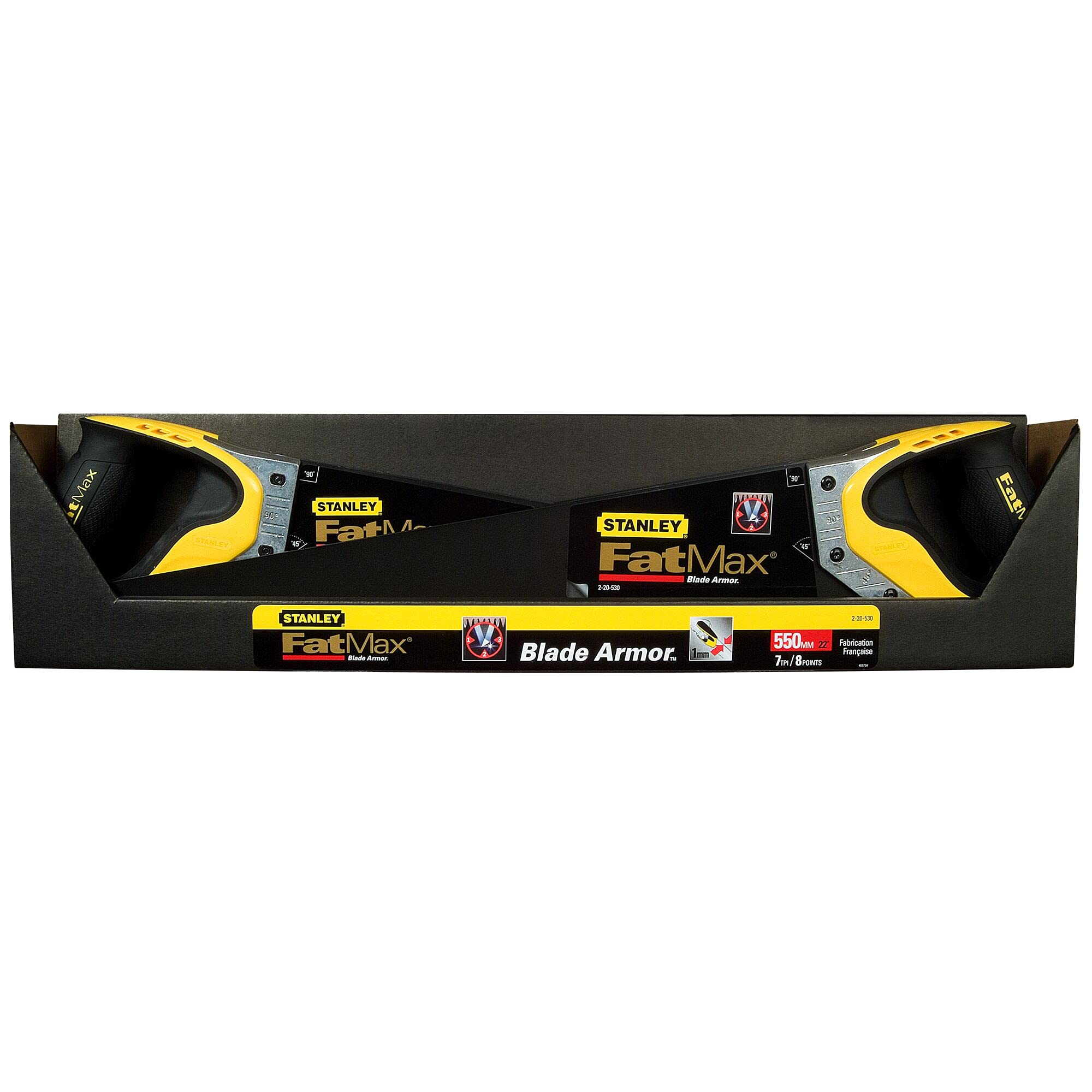 STANLEY 0-20-108 Scie 5-In-1 Gamme FATMAX - 120mm - 2 Angles de Coupe