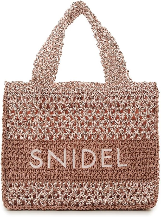 Amazon | [スナイデル] 柄編みロゴトートバッグ SWGB252632 レディース