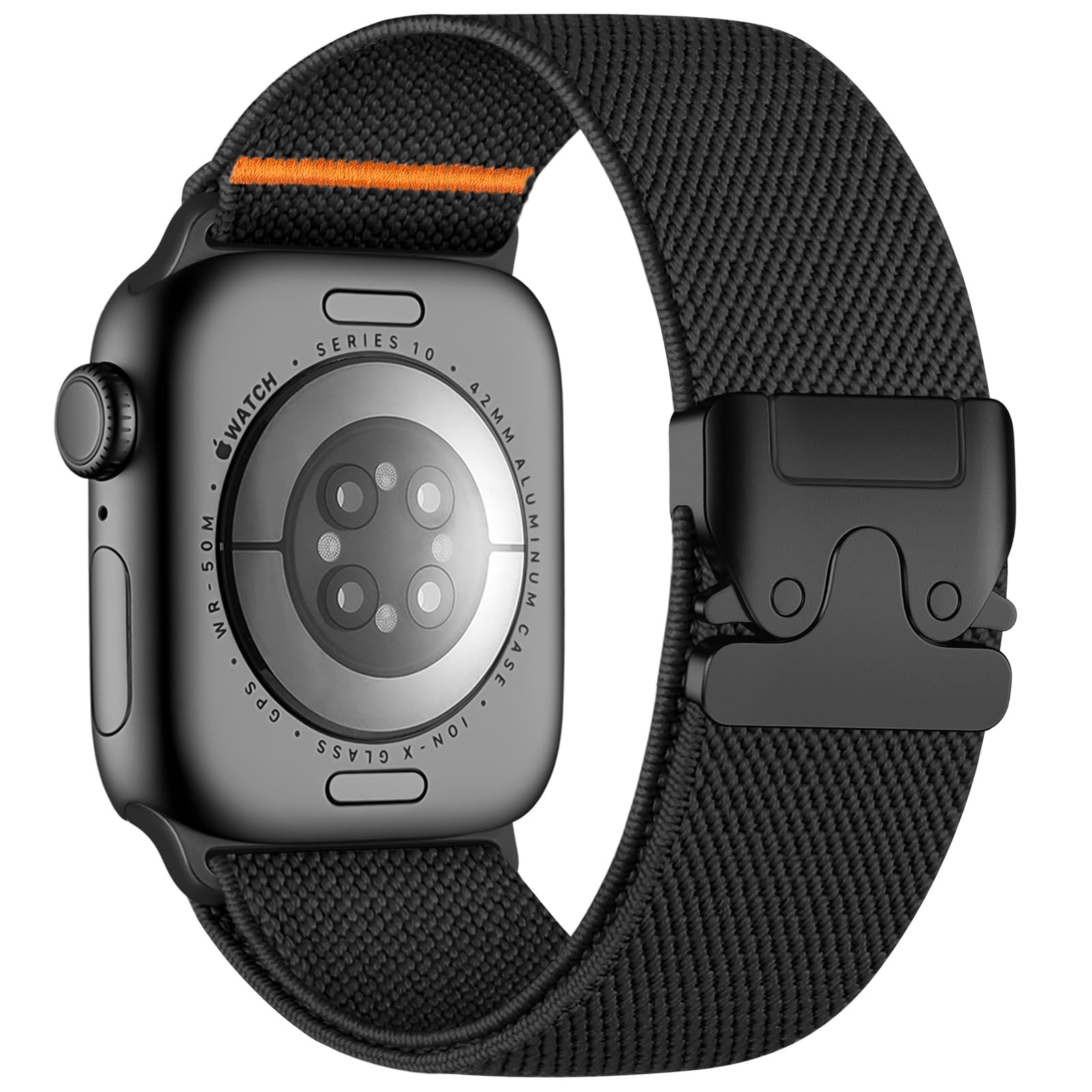 Faliogo Nylon Band für Apple Watch Armband 46mm 45mm 44mm 42mm 41mm 40mm 38mm 49mm - Damen Herren Sportarmband mit Fallschirmschnalle für iWatch Armband Ultra SE Series 11 10 9 8 7 6 5 4 3 2 1