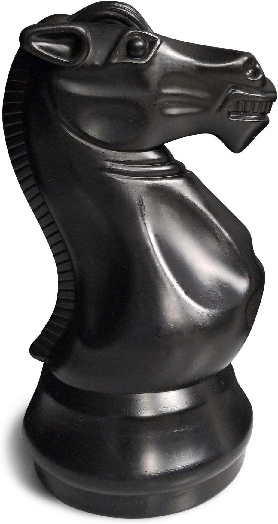 MegaChess Individual Chess Piece - Knight - 11.5 Inches Tall - Black