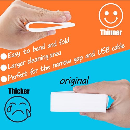 Miniatura 2 de 50 hojas de esponja mágica de limpieza, almohadillas de limpieza nano desechables, toallitas de borrar para zapatos de cocina, muebles, baño, ducha,