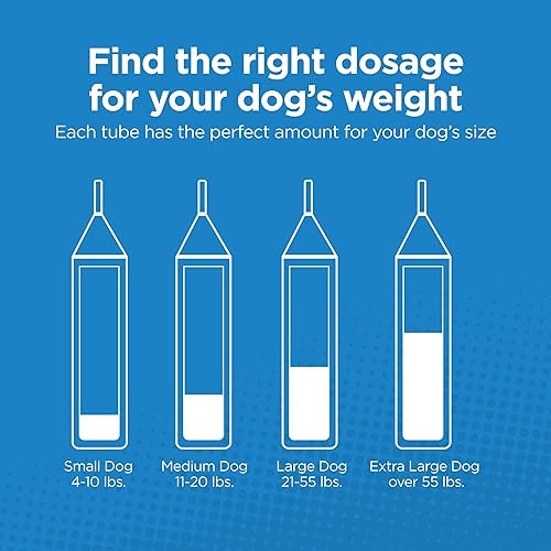 Miniatura 7 de TevraPet Activate II Prevención de pulgas y garrapatas para perros, 4 unidades, perros medianos de 11 a 20 libras, gotas tópicas, tratamiento