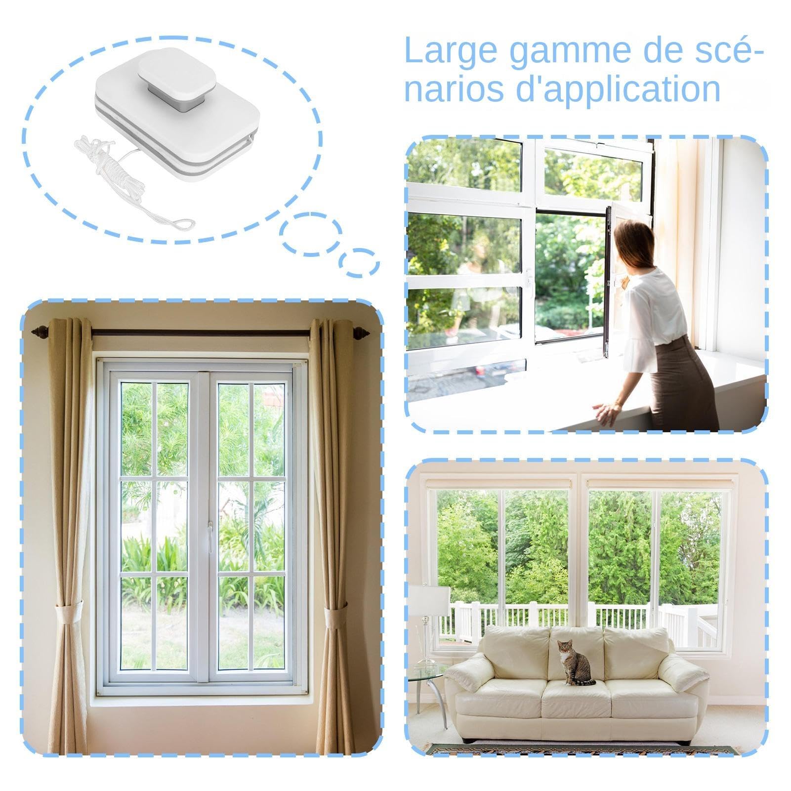 Magnetischer Scheibenreiniger | doppelseitiger magnetischer