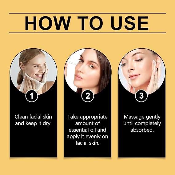 Turmeric Oil for Face Body, Natural Skin Brightening Serum for Dark Spots, Faced Repair Cleanses Skin, Evens Tone, Minimizes Pores - Moisturizing Nourishing for All Skin (4PCS)