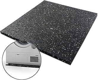 Floordirekt Premium Anti-Vibration Mat 60 x 60 cm - Made in Germany - for Washing Machine Dryers etc. - Can be Cut to Size - Available in 4 Thicknesses (60 x 60 x 1.0 cm)