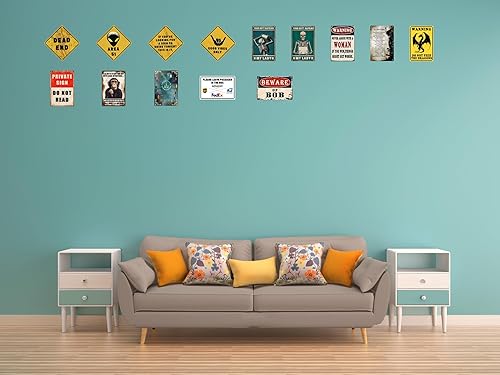 Miniatura 7 de Funny My Lady Skull - Letrero de metal para pared de baño, diseño retro, medieval, para el hogar, habitación, rústico, inodoros, pósteres vintage,