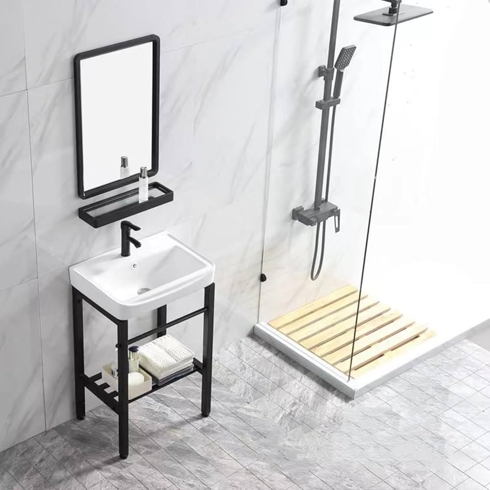 【にこるん】さま専用　エレミック　洗面台 Amazon.co.jp: Warayumi 洗面台セット 洗面台 ガーデン シンク