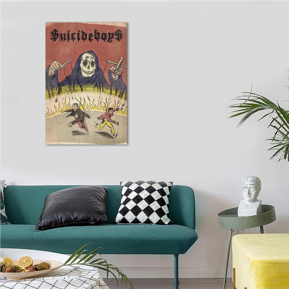 Poster Suicideboys Sur Toile - Décoration Murale Rap 20x30cm Pour Chambre