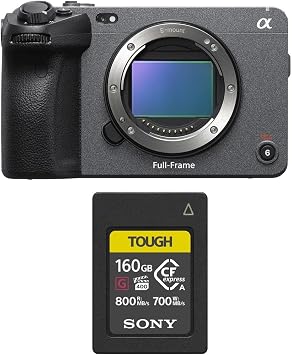 Sony Alpha FX3 Full-Frame Cinema Line Camera Bundle, With Sony TOUGH 160GB