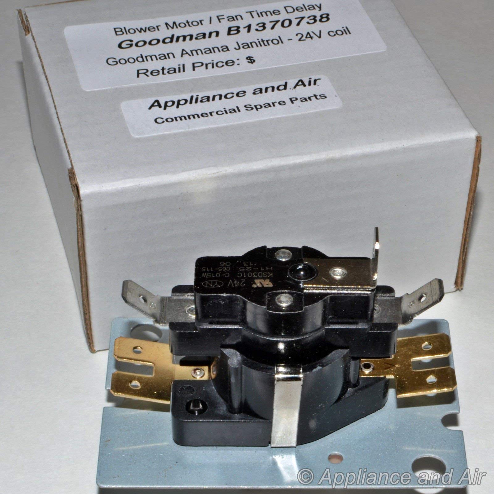 Goodman Janitrol Amana Furnace Fan BLOWER Relay Timer Sequencer +  Instructions: Amazon.com: Tools u0026 Home Improvement