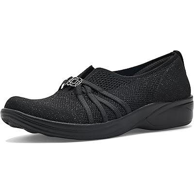 LifeStride Niche Knit Skimmers black knit fabric