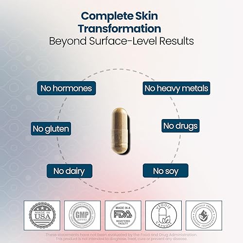 Miniatura 8 de GlocalCare Depigma ayuda a reducir la hiperpigmentación, el melasma y las manchas oscuras con glutatión, leucotomos de polipodio, semilla de uva y