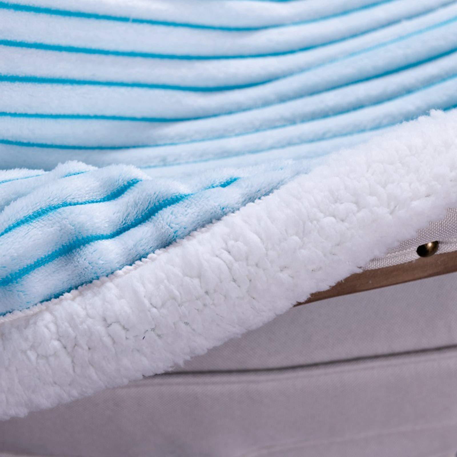 Manta para sofá Sherpa, manta de forro polar súper suave, cálida y esponjosa, reversible, para cama y sofá (150 x 120 cm) 004-150 x 120 cm