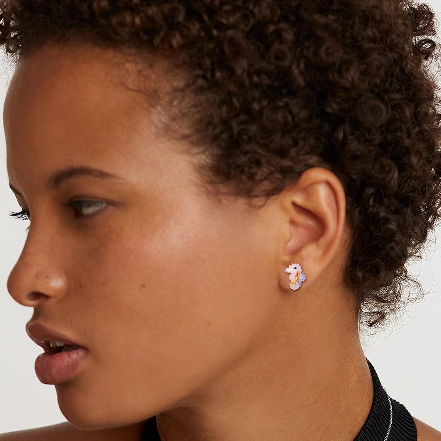 Plastic Earrings for Sensitive Ears Medical Grade Studs for Women Hypoallergenic Cute Earring