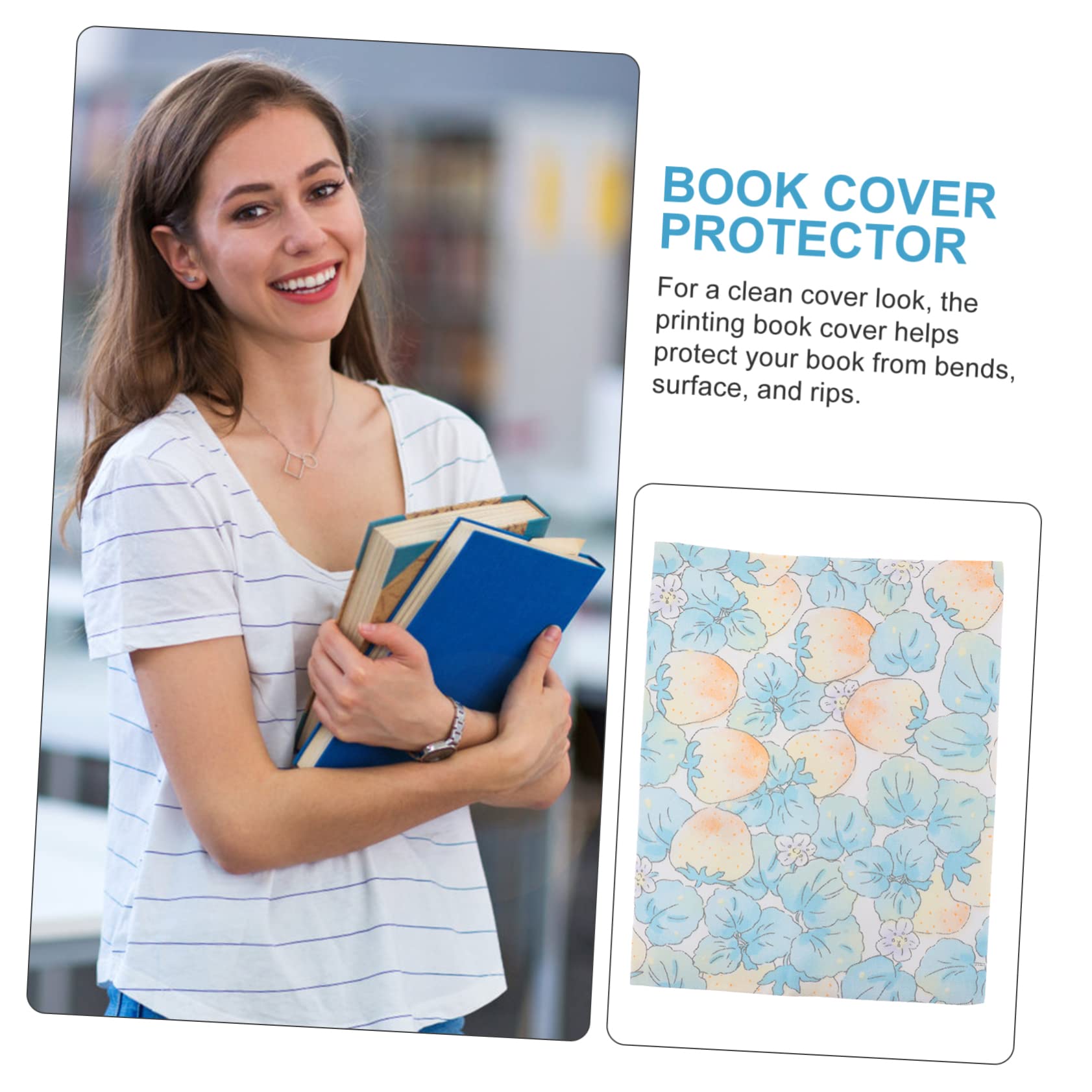 5 Pezzi Di Copertina Per Libri Per Studenti Formato A5 Riutilizzabile Protettiva Per Libri Buste Decorative Per Quaderni