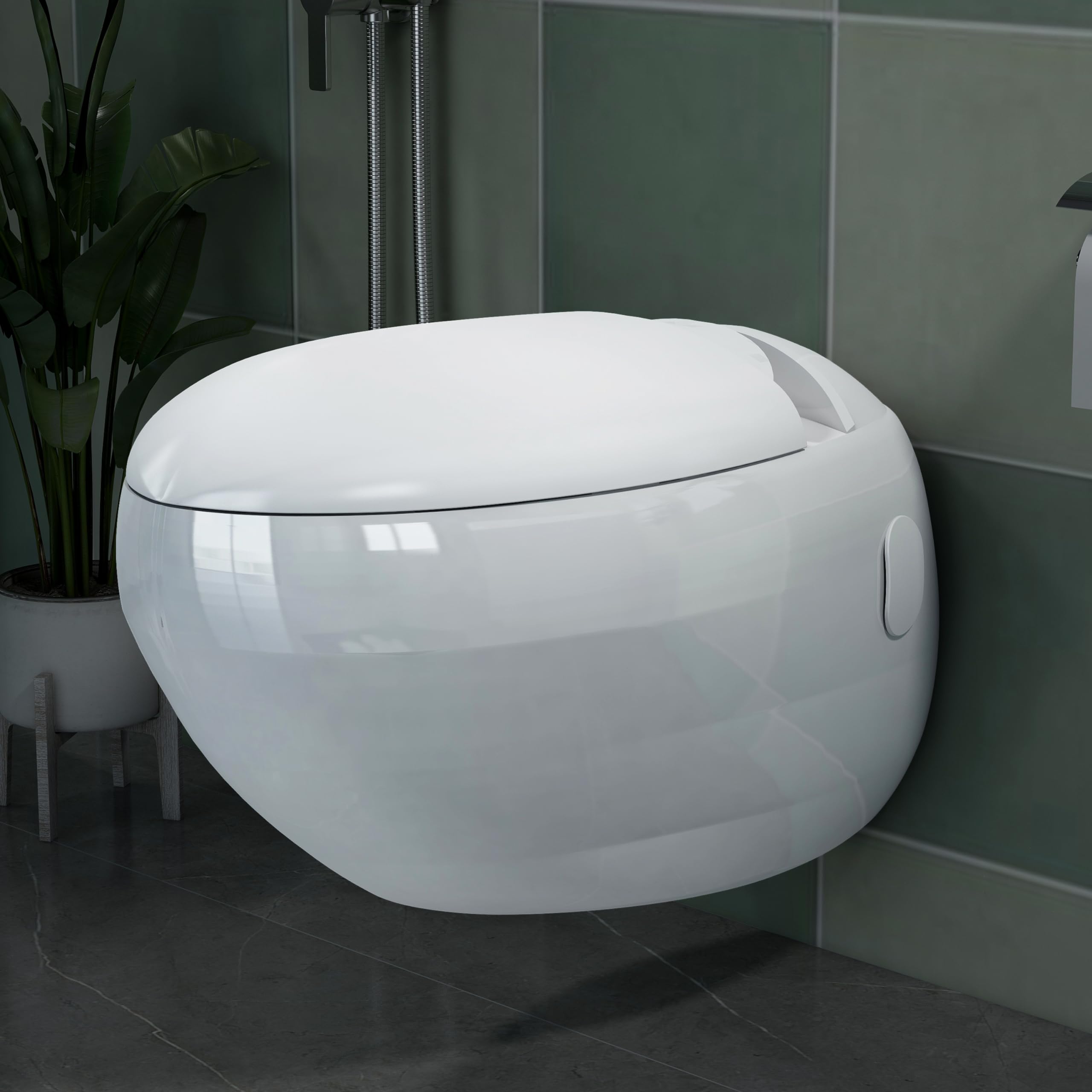 See full amazon price history chart for Plantex Commode for Toilet/Ceramic Western Commode/Oval Shape Western Toilet With Soft Closing Toilet Sheet - Wall Hung (P-Trap, White) Plantex Commode for Toilet/Ceramic Western Commode/Oval Shape Western Toilet With Soft Closing Toilet Sheet - Wall Hung (P-Trap, White) (B0CXPSW8TR) Amazon Price History, Amazon Price Tracker