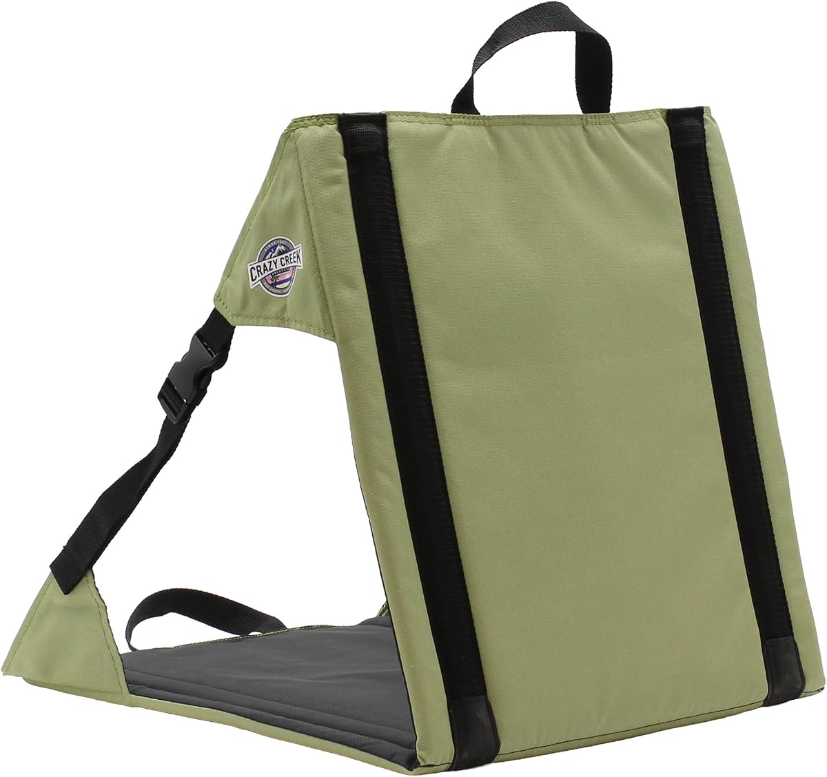 Crazy Creek The Chair Perfect for Stadium Seats, Camping, Hiking & More, Comfort on All Terrains, Adjustable Straps, Lightweight Design, Water-Resistant
