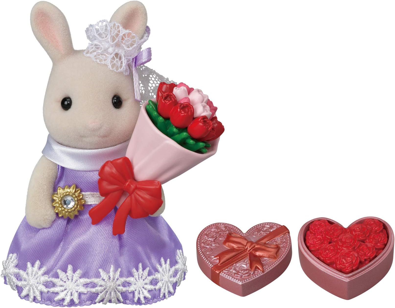 Calico CrittersTown Series Flower Gifts Playset, Dollhouse Playset with Figure and Accessories