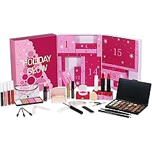 Makeup Advent Calendar 2025, Beauty Countdown Calendar, Lip Gloss, Blush Concealer, Mascara, Eyebrow Pencil, 24 Days Beauty Makeup Gift Set for Girls