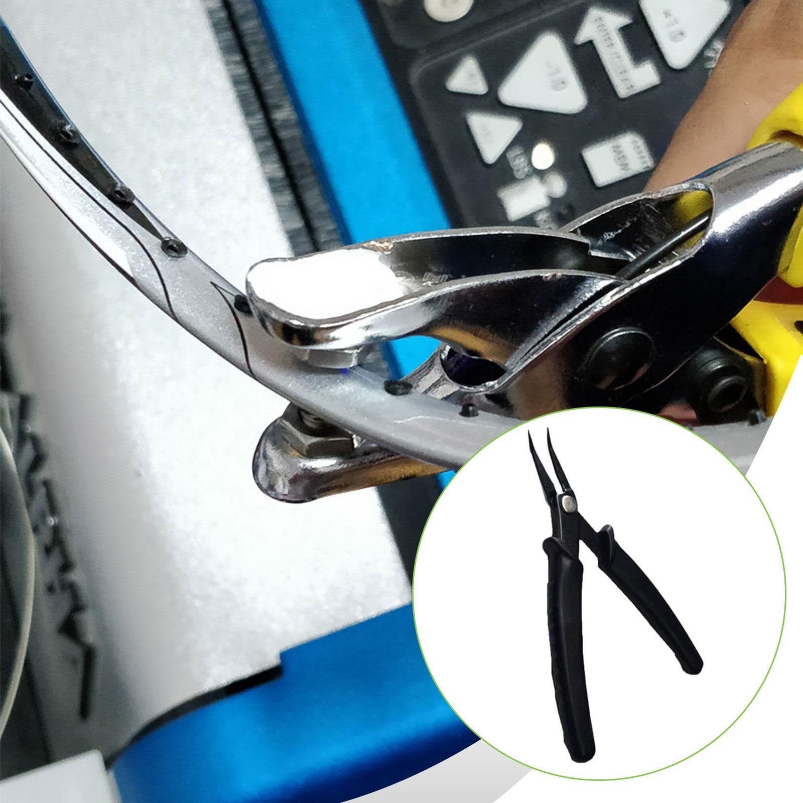 Badminton Racket Stringing Plier mit Gebogener Nase Präzisem Antirutsch Design Komfortablem Griff Robuster Pp Und Metallkonstruktion für Tennis Und B