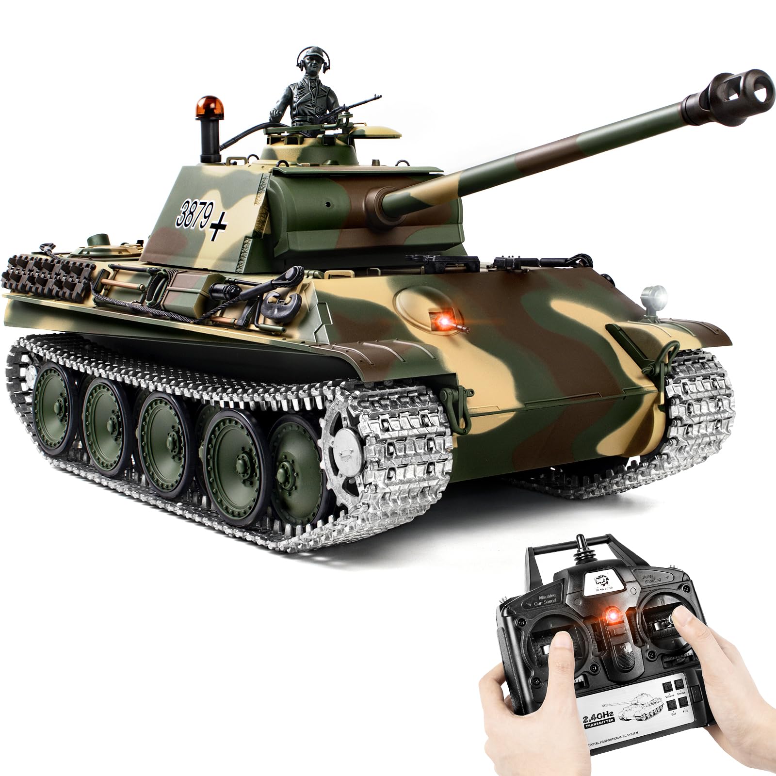 Amazon.com: 1/16 RC Tank, Heng Long German Panther Type G RC