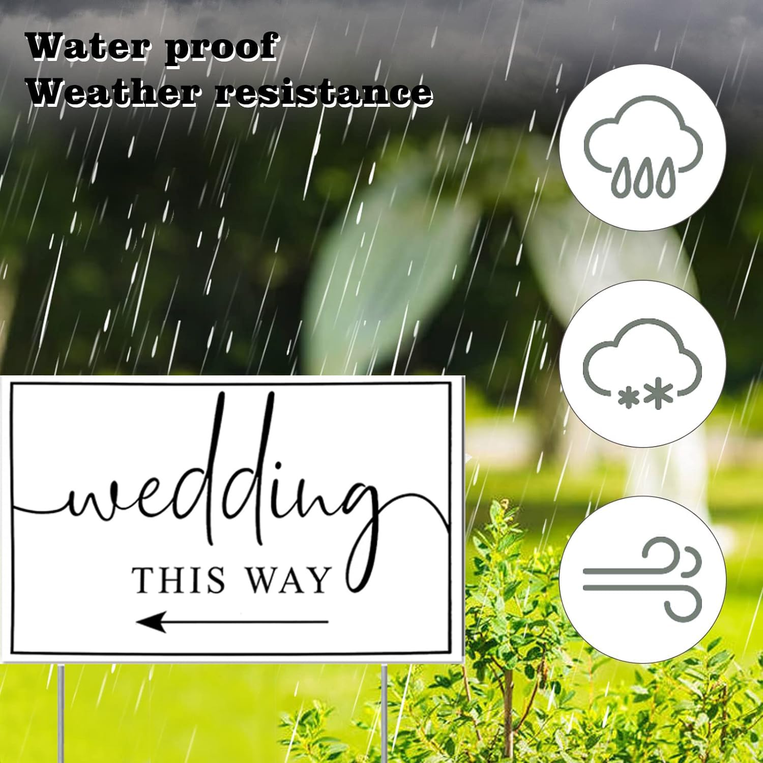 s Wedding Direction Arrow Sign I Make Memento Wedding Sign, image size:1500x1500